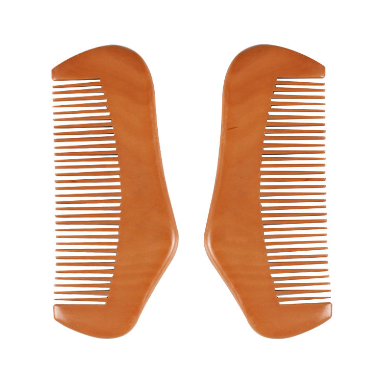 Hot Selling Handmade Fine Tooth Pearwood Comb Custom Logo Anti-Static Detangling Hair Care No Static Women Gift for Girlfriend